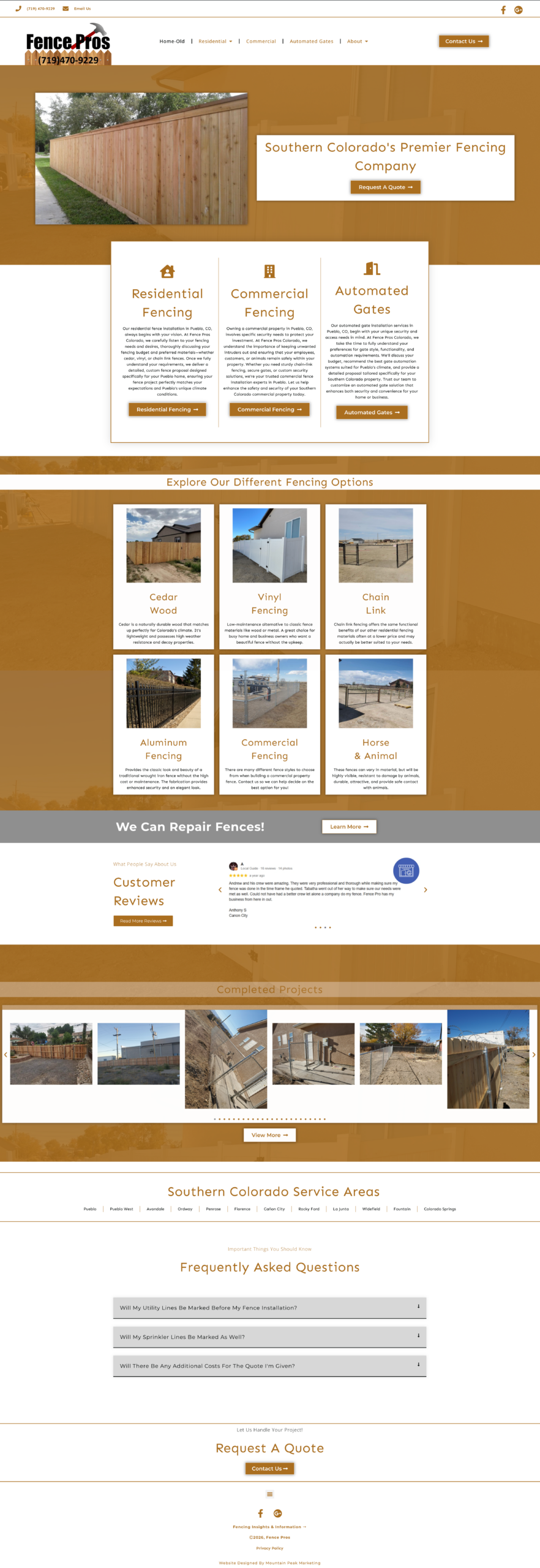 Fence Pros Colorado — Before